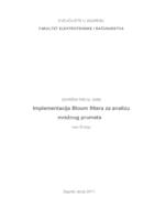 Poveznica na dokument Implementacija Bloom filtera za analizu mrežnog prometa