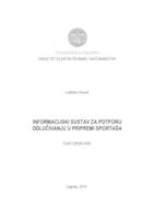 Poveznica na dokument Informacijski sustav za potporu odlučivanju u pripremi sportaša