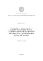 Poveznica na dokument Statistical inference of exogenous and endogenous information propagation in social networks.