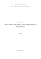 Višejezgrena implementacija DCT-a korištenjem mreže na čipu