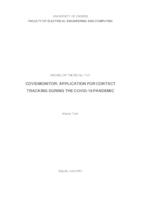 CovidMonitor: Aplikacija za praćenje kontakata tijekom pandemije COVID-19