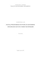 Razvoj programske potpore za ugradbene računalne sustave vođen testiranjem