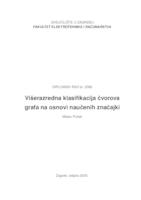 Višerazredna klasifikacija čvorova grafa na osnovi naučenih značajki