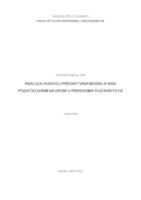 Analiza i razvoj prediktvnih modela nad podatkovnim skupom o prihodima kućanstava
