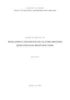 Izrada leksikona za izračunavanje emocija na temelju reakcija sa društvenih medija