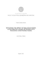 Mitigating the impact of malicious nodes in distributed ledger networks with resource constrained nodes