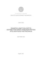 Dinamička adaptivna zaštita distributivnih mreža primjenom metoda inteligentnoga pretraživanja