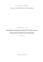 Mjerenje bioelektričkih potencijala beskontaktnim elektrodama