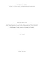 Procjena globalne potrošnje električne energije na javnu rasvjetu iz niske zemljine orbite