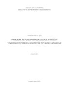 Primjena metode prepoznavanja stršećih vrijednosti pomoću diskretne totalne varijacije