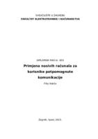 Primjena nosivih računala za korisnike potpomognute komunikacije