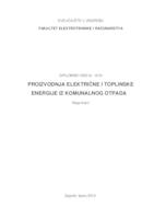 Proizvodnja električne i toplinske energije iz komunalnog otpada