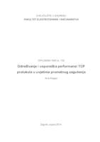 Određivanje i usporedba performansi TCP  protokola u uvjetima prometnog zagušenja
