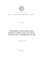 System model for integration of wearable smart device data into a central health information system
