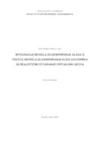 Integracija modela za generiranje glasa iz teksta i modela za generiranje slike govornika za realistično stvaranje virtualnih likova