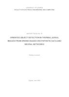 Detekcija orijentiranih objekata u termovizijskim zračnim slikama s dronova temeljena na sintetičkim podacima i neuronskim mrežama