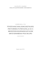 Povezivanje analogno-digitalnog pretvornika putem sučelja I2C s mikroprocesorskim sustavom sintetiziranim na FPGA sklopu