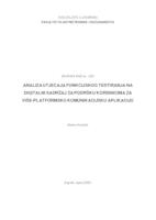 Analiza utjecaja funkcijskog testiranja na digitalni sadržaj za podršku korisnicima za više-platformsku komunikacijsku aplikaciju