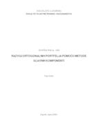 Razvoj ortogonalnih portfelja pomoću metode glavnih komponenti
