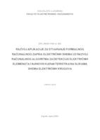 Razvoj aplikacije za stvaranje formalnog računalnog zapisa električnih shema uz razvoj računalnog algoritma za detekciju električnih elemenata i njihovih karakteristika na slikama shema električnih krugova