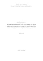 Automatizirana analiza autentifikacijskih protokola pomoću alata Tamarin prover