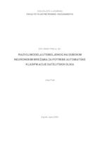 Razvoj modela utemeljenog na dubokim neuronskim mrežama za potrebe automatske klasifikacije satelitskih slika