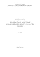 Implementacija jezičnog asistenta temeljenog na umjetnoj inteligenciji za brodarsku industriju