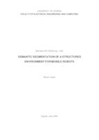 Semantička segmentacija strukturiranog okruženja mobilnog robota