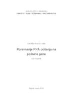 Poravnanje RNA očitanja na poznate gene