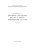 Tržište kapaciteta: prilike i prijetnje za vlasnike konvencionalnih elektrana