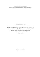 Automatizacija postupka mjerenje veličine drvenih trupaca