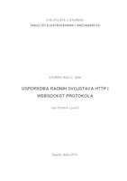 Usporedba radnih svojstava HTTP i Websocket protokola