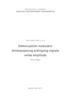 Elektrooptički modulator širokopojasnog analognog signala velike amplitude