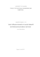 Utjecajnost korisnika zasnovana na uslugama društvenog umrežavanja i telekomunikacijskim uslugama