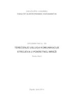 Terećenje usluga komunikacije strojeva u pokretnoj mreži