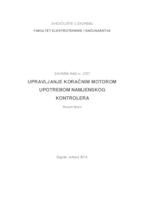 Upravljanje koračnim motorom upotrebom namjenskog kontrolera