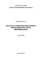 Realizacija OFDM prijamnika pomoću programski upravljivog primopredajnika