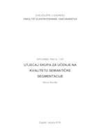 Utjecaj skupa za učenje na kvalitetu semantičke segmentacije