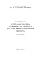 Protokol za uspostavu povjerenja u multi-agentskim sustavima temeljeno na binarnom konsenzusu