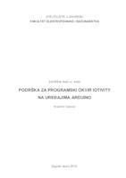 Podrška za programski okvir IoTivity na uređajima Arduino