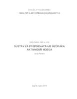 Sustav za prepoznavanje uzoraka aktivnosti mozga