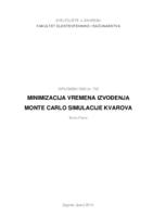 Minimizacija vremena izvođenja Monte Carlo simulacije kvarova