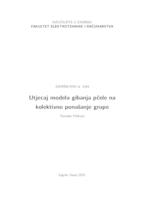 Utjecaj modela gibanja pčele na kolektivno ponašanje grupe