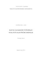 Sustav za nadzor potrošnje i kvalitete električne energije