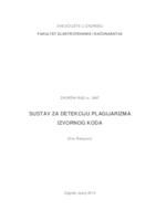 Sustav za detekciju plagijarizma izvornog koda