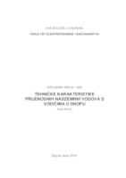 Tehničke karakteristike prijenosnih nadzemnih vodova s vodičima u snopu