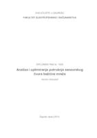 Analiza i optimiranje potrošnje senzorskog čvora bežične mreže