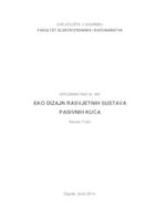 Eko dizajn rasvjetnih sustava pasivnih kuća