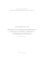 Estimacija potrošnje energije po zonama u sustavu zgrade s ventilokonvektorima