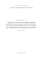 Analiza utjecaja promjene smjera strujanja obilaznog protoka jezgre na tranzijetno ponašanje NE Krško